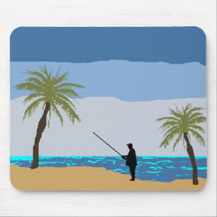 Tapis De Souris Plage Fisher Mousepad