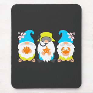 Tapis De Souris Plage Gnomes-52521