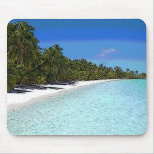 Tapis De Souris Plage, Île, Océan