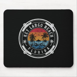 Tapis De Souris Plage Key Largo Floride Vacances d'été Vintage Su