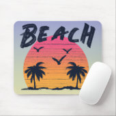 Tapis De Souris Plage/littoral/tropical/hawaïen (Avec souris)