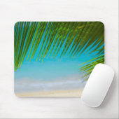Tapis De Souris Plage Mousepad de palmier (Avec souris)