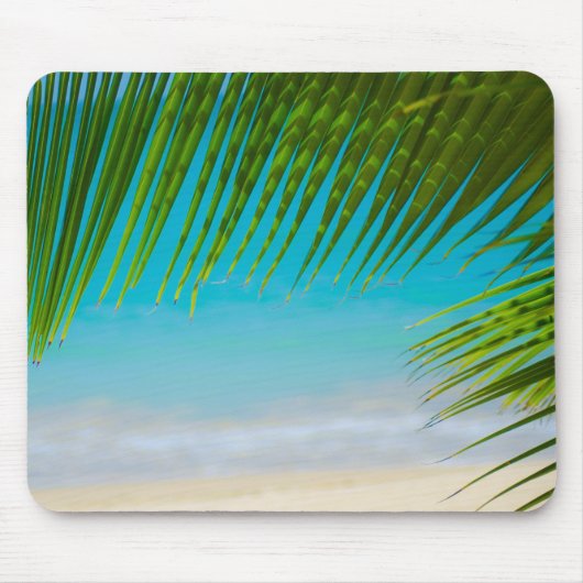 Tapis De Souris Plage Mousepad de palmier (Devant)