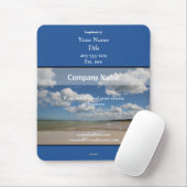 Tapis De Souris Plage nuageuse de Mousepad - HAMbyWG (Avec souris)
