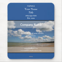Plage nuageuse de Mousepad - HAMbyWG
