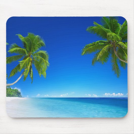 Tapis De Souris Plage Pad-Tropical De Souris (Devant)