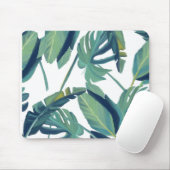 Tapis De Souris Plage personnalisée Palm Leaf Tropical (Avec souris)