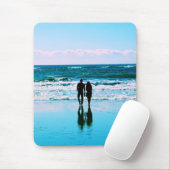 Tapis De Souris Plage Romance Mousepad (Avec souris)