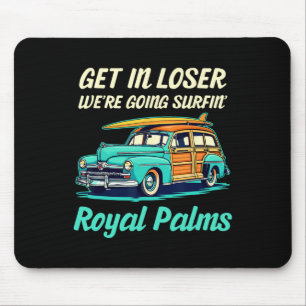 Tapis De Souris Plage Royal Palms Californie Surf Femmes Hommes Vi