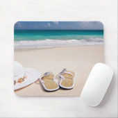 Tapis De Souris Plage, sable, mer (Avec souris)