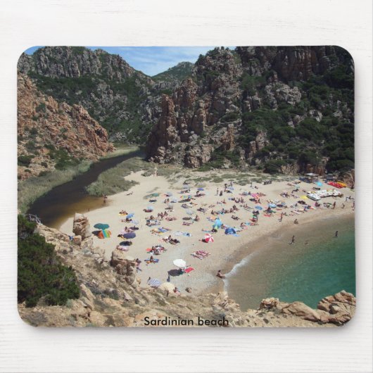Tapis De Souris Plage sarde (Devant)