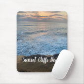 Tapis De Souris Plage Sunset Cliffs (Avec souris)