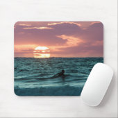 Tapis De Souris Plage Sunset Surfer | Sports (Avec souris)