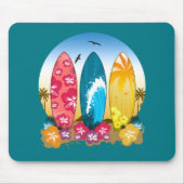 Tapis De Souris Plage Surboard (Devant)