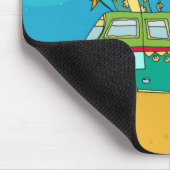 Tapis De Souris Plage Surf Vie Mousepad (Coin)