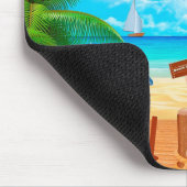 Tapis De Souris Plage tropicale (Coin)