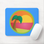 Tapis De Souris Plage tropicale (Avec souris)