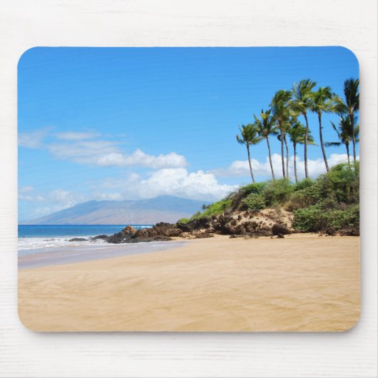 Tapis De Souris Plage tropicale de Wailea, Maui Hawaii (Devant)