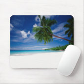Tapis De Souris Plage tropicale | Seychelles (Avec souris)