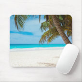 Tapis De Souris Plage tropicale Turquoise (Avec souris)