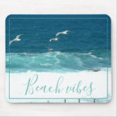 Tapis De Souris Plage Vibes Ocean Waves Pad (Devant)