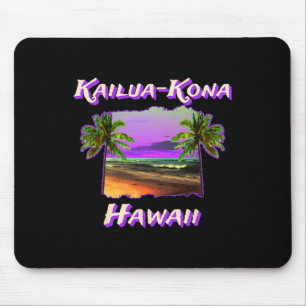 Tapis De Souris Plages De Kailua-kona Hawaii 1