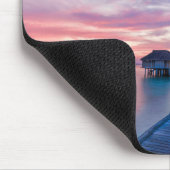 Tapis De Souris Plages tropicales | Bungalows Maldives (Coin)