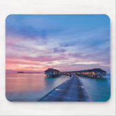 Tapis De Souris Plages tropicales | Bungalows Maldives (Devant)