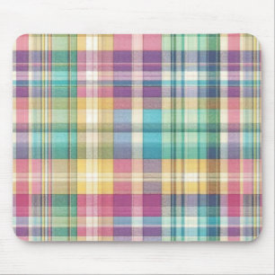 Tapis De Souris Plaid au printemps/Pâques/tartan