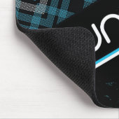 Tapis De Souris plaid du bleu 7Summits (Coin)