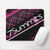 Tapis De Souris plaid du magenta 7Summits (Avec souris)