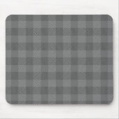 Tapis De Souris Plaid gris Mousepad (Devant)