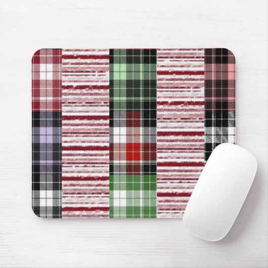 Tapis De Souris Plaid Mousepad (Avec souris)