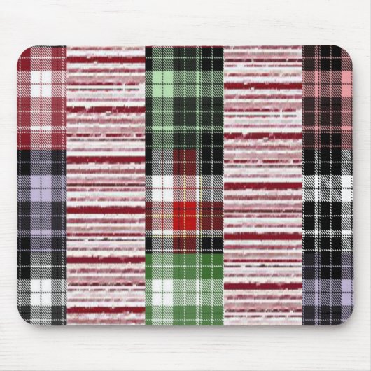 Tapis De Souris Plaid Mousepad (Devant)