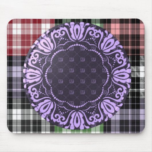 Tapis De Souris Plaid Mousepad (Devant)