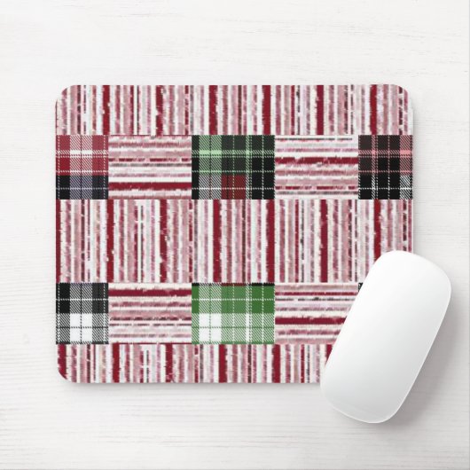 Tapis De Souris Plaid Mousepad (Avec souris)