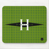Tapis De Souris Plaid Mousepad - HAMbyWG - Vert (Devant)