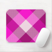 Tapis De Souris Plaid rose Mousepad (Avec souris)