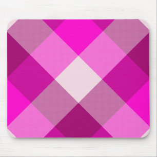 Tapis De Souris Plaid rose Mousepad