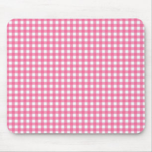 Tapis De Souris Plaid rose Mousepad