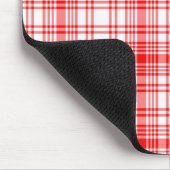 Tapis De Souris Plaid rouge (Coin)