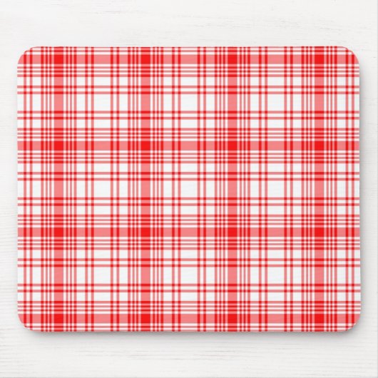 Tapis De Souris Plaid rouge (Devant)