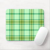 Tapis De Souris Plaid vert (Avec souris)