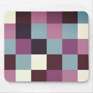 Tapis De Souris Plaids vintages de couleurs Mousepad