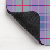 Tapis De Souris Plaids violets (Coin)