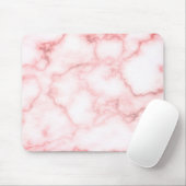 Tapis De Souris Plaine de marbre rose (Avec souris)