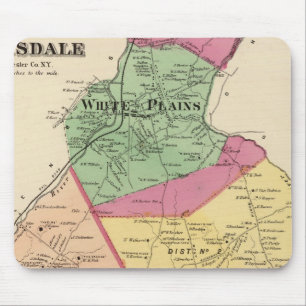 Tapis De Souris Plaines blanches, villes de Scarsdale
