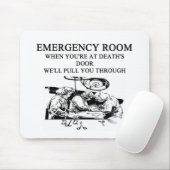 Tapis De Souris plaisanterie de chambre de secours (Avec souris)