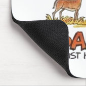 Tapis De Souris Plaisanterie de chasse aux cerfs (Coin)