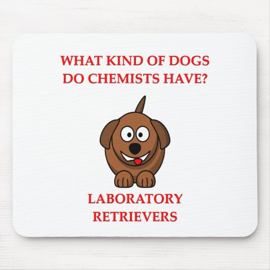 Tapis De Souris plaisanterie de chimie (Devant)